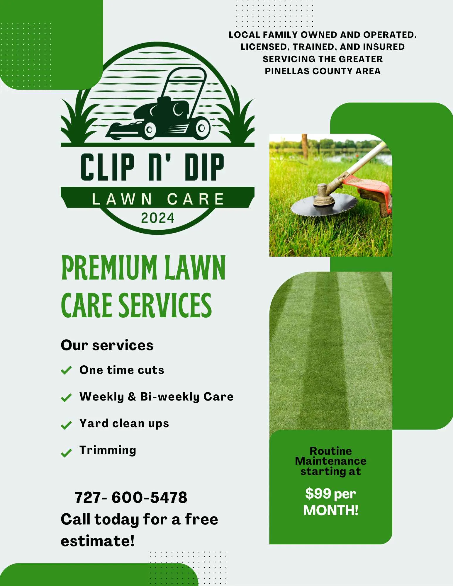 Clip N' Dip Full Service Lawn Care